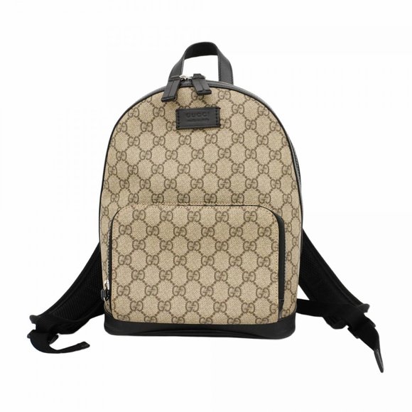 Gucci GG Supreme Backpack/Daypack 429020 Brown/Black Women's P1126586 - Picture 1 of 10